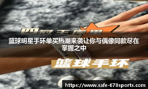 篮球明星手环单买热潮来袭让你与偶像同款尽在掌握之中